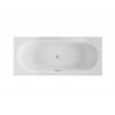 Акрилова ванна Besco Vitae Slim + 180x80, пряма + сифон хром (WAV-180-S+)