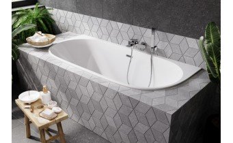 Ванна акрилова під забудову, пристінна Besco Vica Slim + / Віка Слім + 170x80 см, Біла, Cифон click-clack Chrome Хром в комплекті (WAVS-170-S+) Ванна акрилова під забудову, пристінна Besco Vica Slim + / Віка Слім + 170x80 см, Біла, Cифон click-clack Chrome Хром в комплекті (WAVS-170-S+)