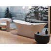 Окремостояча акрилова ванна Besco Amber 170x80 з сифоном click / clack, золотий (WAS-170-ABZ)