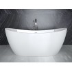 Окремостояча акрилова ванна Besco Ayla 170x80 з сифоном click / clack, білий (WAS-170-ABI)