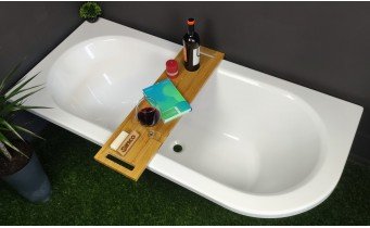 Ванна акрилова Besco Avita / Авіта 160x75 см, L - ліва, Асиметрична, Лівостороння, заокруглений кут (WAV-160-NL) Ванна акрилова Besco Avita / Авіта 160x75 см, L - ліва, Асиметрична, Лівостороння, заокруглений кут (WAV-160-NL)