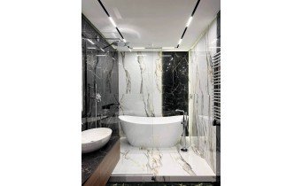 Овальна ванна окремостояча Besco Ayla / Айла 170x80 см, біла, акрилова + сифон з переливом, Chrome (WAS-170-A)