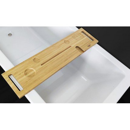 Бамбукова полиця для ванни Besco Coma 85x22 см (PW-CO-85)