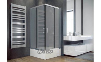 Душова кабіна Besco Modern 90x90x165, скло з ефектом морозу (MK-90-165-M) Душова кабіна Besco Modern 90x90x165, скло з ефектом морозу (MK-90-165-M)