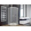 Душова кабіна Besco Modern 90x90x185, скло з ефектом морозу (MP-90-165-M)