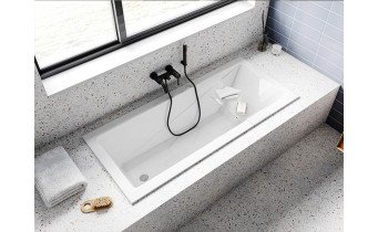 Ванна акрилова Besco Modern Slim 170x70, пряма, торець бортика 15 мм (WAM-170-SL) Ванна акрилова Besco Modern Slim 170x70, пряма, торець бортика 15 мм (WAM-170-SL)