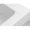 Ванна акрилова Besco Quadro Slim 155x70 см, пряма, торець бортика 15 мм, слім ванна, під забудову, пєдестал (WAQ-155-SL) Ванна акрилова Besco Quadro Slim 155x70 см, пряма, торець бортика 15 мм, слім ванна, під забудову, пєдестал (WAQ-155-SL)
