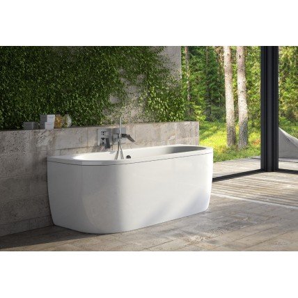 Ванна окремостояча Besco Vista 170x75, біла (WKV-170-WS)