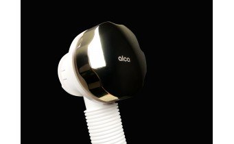 Сифон для ванн Alca for Besco автомат 570 мм, золотий / gold (SW-AUTO-G)