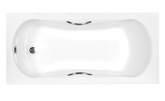 Ванна акрилова з ручками Besco Aria Plus 160x70, пряма + 2 ручки Standard, хром (WAA-160-PU) Ванна акрилова з ручками Besco Aria Plus 160x70, пряма + 2 ручки Standard, хром (WAA-160-PU)