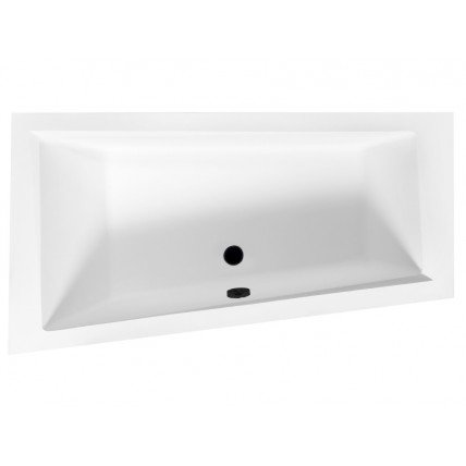 Ванна акрилова Besco Intima 160x90 L, асиметрична (WAIT-160-NL)