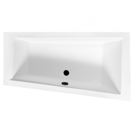 Ванна акрилова Besco Intima 160x90 R, Правостороння, асиметрична (WAIT-160-NP)