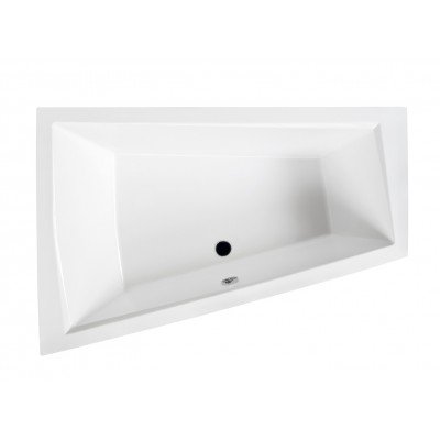 Ванна акрилова для двох осіб Besco Intima Duo 170x125 L, Лівостороння, асиметрична, для пари - велика (WAID-170-NL)
