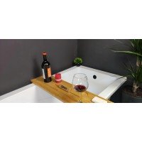 Ванна акрилова маленька Besco Modern / Модерн 120x70 см, пряма, класична, сучасна з  практичною формою, малого розміру (WAM-120-MO)