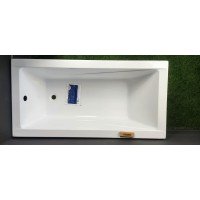 Ванна акрилова маленька Besco Modern / Модерн 120x70 см, пряма, класична, сучасна з  практичною формою, малого розміру (WAM-120-MO)