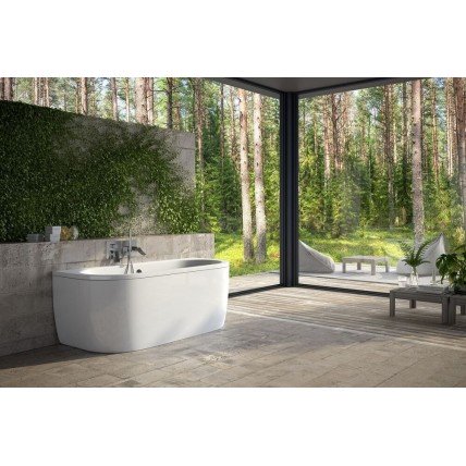 Ванна окремостояча Besco Vista 150x75, біла (WKV-150-WS)