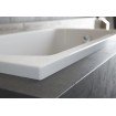 Акрилова пряма ванна Polimat Classic 170x70 см, з передньою та бічною панелями + ніжки з кріпленням + сифон (система зливу) (00725PS)