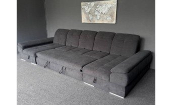 Кутовий диван розкладний п - подібний Denver P3 / Денвер П3, 170x4000x170 см, 4 метри, сірий