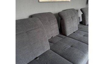 Кутовий диван розкладний п - подібний Denver P3 / Денвер П3, 170x4000x170 см, 4 метри, сірий