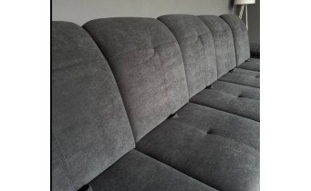 Кутовий диван розкладний п - подібний Denver P3 / Денвер П3, 170x4000x170 см, 4 метри, сірий