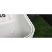 Окремостояча ванна з мармуру, каменю Dremex Glow 160x73x59,5 см, Gelcoat, білий матовий + сифон + лита полиця під аксесуари для ванни Окремостояча ванна з мармуру, каменю Dremex Glow 160x73x59,5 см, Gelcoat, білий матовий + сифон + лита полиця під аксесуари для ванни