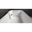 Окремостояча ванна з мармуру, каменю Dremex Glow 160x73x59,5 см, Gelcoat, білий матовий + сифон + лита полиця під аксесуари для ванни Окремостояча ванна з мармуру, каменю Dremex Glow 160x73x59,5 см, Gelcoat, білий матовий + сифон + лита полиця під аксесуари для ванни