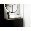 Кругле дзеркало з LED підсвіткою у ванну Elita Sharon Round 60 Black, 60x60x3 см (168121)