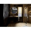 Кругле дзеркало з LED підсвіткою у ванну Elita Sharon Round 60 Black, 60x60x3 см (168121)