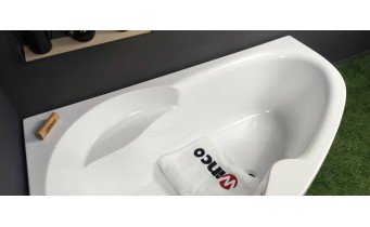 Ванна акрилова Excellent Newa Plus 150x95 см, Лівостороння (WAEX.NEL15WH)