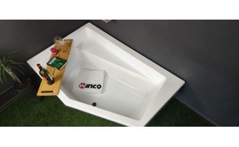Ванна акрилова асиметрична Excellent Vesper 160x100 см, Лівостороння (WAEX.VEL16WH)