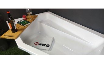 Ванна акрилова асиметрична Excellent Vesper 160x100 см, Лівостороння (WAEX.VEL16WH)