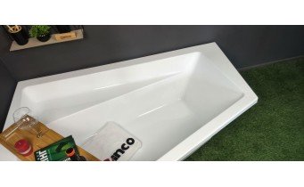 Ванна акрилова асиметрична Excellent Vesper 160x100 см, Лівостороння (WAEX.VEL16WH)
