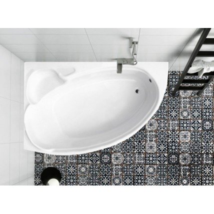 Ванна акрилова Besco Finezja Nova 170x110 L, асиметрична (WAF-170-NL)