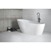 Окремостояча акрилова ванна Besco Melody 150x80 з сифоном click / clack, золотий (WAS-150-MZL)