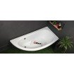 Ванна акрилова Besco Milena 150x70 L, лівостороння, асиметрична + чорна панель (WAM-150-NL-BL) Ванна акрилова Besco Milena 150x70 L, лівостороння, асиметрична + чорна панель (WAM-150-NL-BL)