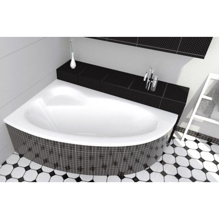 Ванна акрилова Besco Nataliana 150x100 L, Лівостороння, Асиметрична