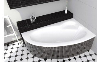 Ванна акрилова Besco Nataliana 150x100 R, Правостороння, Асиметрична