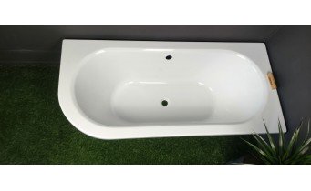 Ванна акрилова Besco Avita / Авіта 150x75 см, L - ліва, асиметрична, Лівостороння, заокруглений кут (WAV-150-NL)