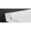 Ванна акрилова Besco Rima 160x100 R, правостороння асиметрична, із заокругленим кутом, кутова (WAR-160-NP)