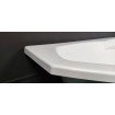Ванна акрилова Besco / Беско Rima 130x85 R, Правостороння, асиметрична, із заокругленим кутом (WAR-130-NP)
