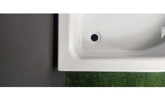Душовий піддон глибокий з акрилу New Trendy New Maxima 120x85x41 см L, з місцем для сидіння, лівосторонній (B-0378)