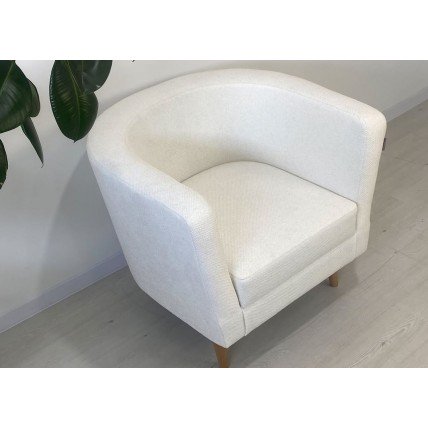 Крісло не розкладне м'яке Осло 1200 / Oslo 1200 Beige / Молочний, колір та тканину можна обрати