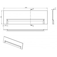 Панель для ванни Koller Pool універсальна UNI 180x56 см, фронтальна