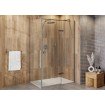 Душовий піддон конгломерат SMC, прямокутний Besco Vexo White UltraSlim 100x80x2,6 см, Білий матовий, із структорованою поверхнею