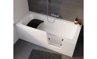 Ванна з дверцятами акрилова Polimat Avo 140x70 см, + ніжки, для людей з обмежиними можливостями, похилого віку, інвалідів (00306) Ванна з дверцятами акрилова Polimat Avo 140x70 см, + ніжки, для людей з обмежиними можливостями, похилого віку, інвалідів (00306)