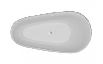 Ванна Polimat SHILA 170х80 чорна мат + ніжки (00345)