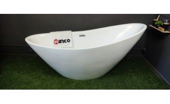Ванна акрилова окремостояча Polimat ZOE 180х80 см, біла  глянцева + ніжки (00256)