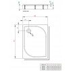 Душовий піддон прямокутний Radaway Delos D 100x75x15 см, білий, Правий з панеллю що знімається (4D17515-03R) Душовий піддон прямокутний Radaway Delos D 100x75x15 см, білий, Правий з панеллю що знімається (4D17515-03R)