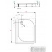 Душовий піддон прямокутний Radaway Delos D 90x75x14,5 см, білий, Лівий, з панеллю що знімається (4D97514-03L) Душовий піддон прямокутний Radaway Delos D 90x75x14,5 см, білий, Лівий, з панеллю що знімається (4D97514-03L)