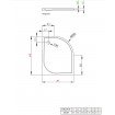Душовий піддон асиметричний Radaway Delos E 90x80x4,5 см, Лівий, білий (SDE9080-01L) Душовий піддон асиметричний Radaway Delos E 90x80x4,5 см, Лівий, білий (SDE9080-01L)